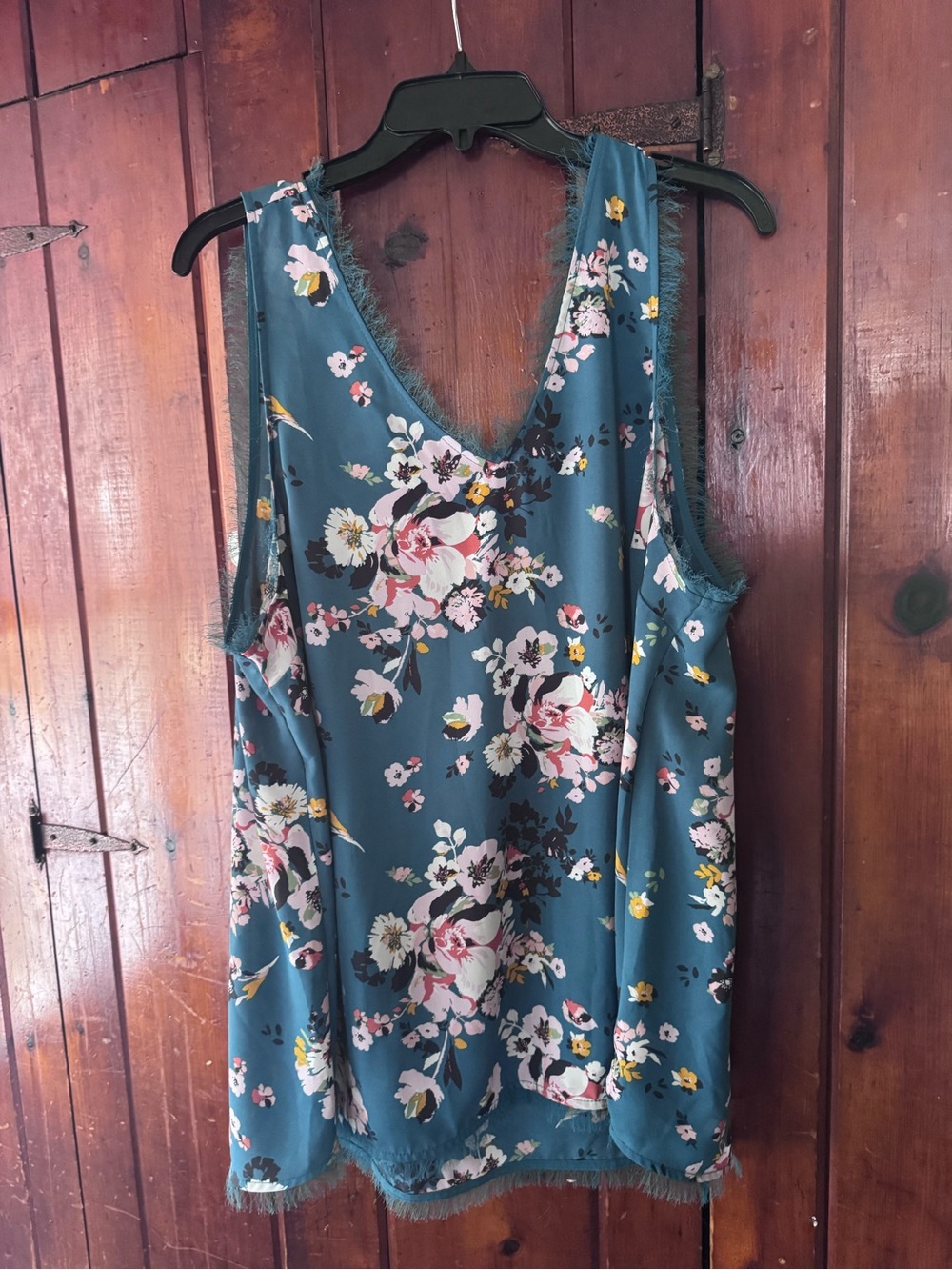Torrid Floral V-Neck Top